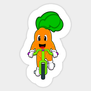 Carrot Bicycle Sticker